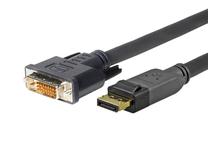 Kabelis Vivolink PRODPDVI10 Displayport, DVI-D, 1 m, juoda sp.