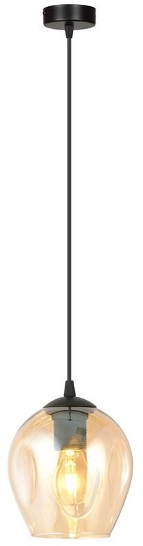 Valgusti rippuv Emibig Istar 1 677/1, E27, 1 x 15 W, kollane v. / must v., 14 x 17 cm
