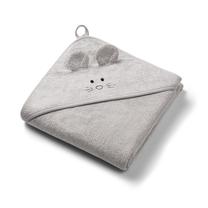 Bērnu dvielis BabyOno Bamboo Hooded 1553/03, pelēka krās., 100 cm x 100 cm