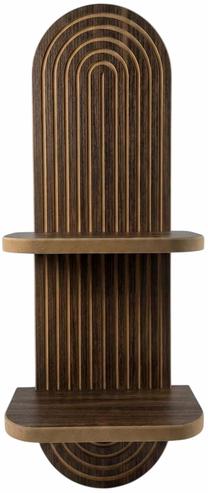 Sieninė lentyna Kalune Design Artmtkwll2D, wenge sp., 70 cm x 26 cm x 13 cm