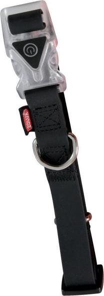 Ошейник для собак Zolux Silicone, черный цв., 280 - 400 мм x 15 мм, 28-40