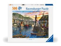 Пазл Ravensburger Sunrise In The Harbor, 36 см x 49 см, 500 шт., многоцветный