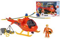 Žaislinis sraigtasparnis Simba Dickie Toys Fireman Sam Wallaby 109251087038, įvairių spalvų