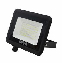 Prožektor ilma liikumisandurita, liigutatav AWTools Slim, 30 W, 2850 lm, 6000 °K, IP65, must v.