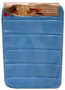 Коврик для ванной Besk Memory Foam, синий цв., 60 см x 40 см