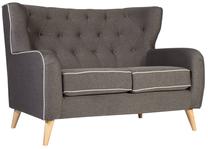 Sofa Home4you Hedy 2 28624, pilka sp., 132 x 87 cm x 92 cm