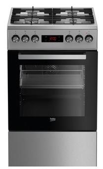 Dujinė viryklė su elektrine orkaite Beko FSMT52336DXDS