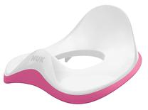 Mokomasis tualeto dangtis Nuk Trainer Seat Guard/Berry, polipropilenas (pp), balta sp./rožinė sp.