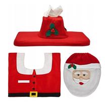 Kalėdinė dekoracija Toilet Decoration for Christmas Father Frost 10690026, 45 cm, balta sp./raudona sp.