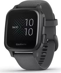 Viedais pulkstenis Garmin Venu Sq Shadow Grey, melns krās.