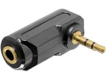 Adapteris Delock 3.5 mm male, MiniJack, melna krās.