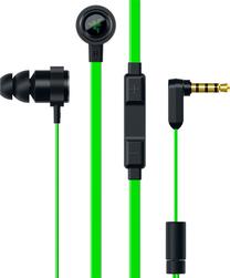 Vadu austiņas Razer Hammerhead Pro V2, melna krās./zaļa krās.
