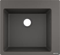 Кухонная мойка Hansgrohe Built-In Sink S510-F450, силикат, 56 см x 51 см x 19 см, каменно-серый