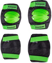 Apsaugos priemonių komplektas Kawasaki Purotek, L, juoda sp./žalia sp.