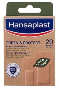 Plāksteris Hansaplast Green & Protect Plaster, 20 gab.