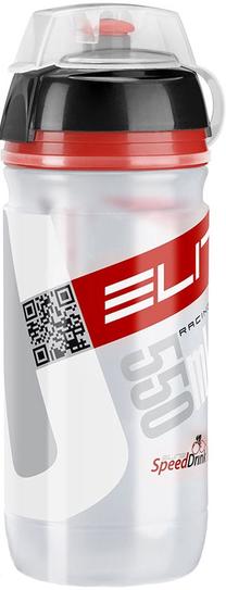 Dviračių gertuvė Elite, plastikas, balta sp.