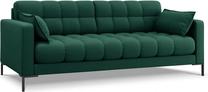 Sofa Micadoni Home Mamaia MIC_3S_78_F1_MAMAIA4, tamsiai žalia sp., 177 x 92 cm x 75 cm