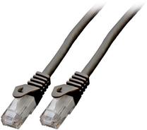 Сетевой кабель EFB RJ-45, RJ-45, 1 м, черный цв.