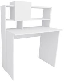 Rašomasis stalas Kalune Design Badem 550ARN1115, 93.6 cm x 60 cm, 117.8 cm, balta sp.