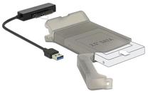 Adapteris Delock USB 3.0 / SATA USB 3.0 A male, SATA 22 pin, 0.15 m, melna krās.