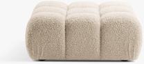 Pufas Micadoni Bellis MIC_POUF_213_F1_BELLIS1, šviesiai smėlinė, 94 cm x 94 cm x 43 cm