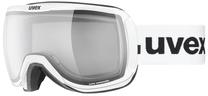 Slidinėjimo akiniai Uvex Downhill 2100 VPX, balta sp./juoda sp./pilka sp.