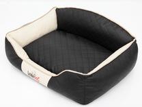 Guļvieta mājdzīvniekiem Hobbydog Elite XXL ELICZB6, melns krās./bēša krās., XXL