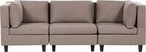 Modulinė sofa Beliani Unstad, ruda sp., 228 x 76 cm x 72 cm