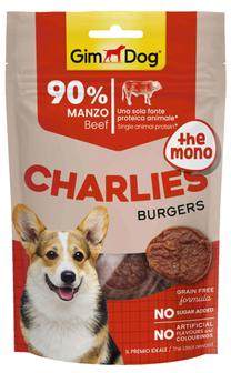 Skanėstas šunims Gimborn Charlies The Mono Burgers, jautiena, 0.07 kg