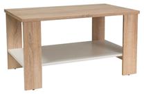 Žurnalinis staliukas Modern Lara, ąžuolo sp./balta sp., 90 cm x 55 cm x 50 cm