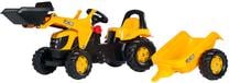 Traktors ar pedāļiem Rolly Toys JCB, melna krās./dzeltena krās.