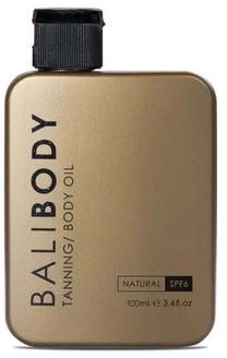 Savaiminio įdegio aliejus kūnui Bali Body Natural SPF6, 100 ml