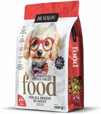 Sausas šunų maistas Dr Malou Adult, triušiena/antiena, 1 kg
