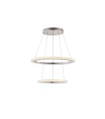 Valgusti rippuv Globo Umbria 65103-40, LED, 4000 °K, 1 x 40 W, valge v. / nikkel v.