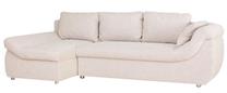 Kampinė sofa Bodzio Rojal, smėlio sp., kairinė, 258 x 145 cm x 73 cm