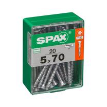 Medsraigtis, universalieji Spax, 5 x 70 mm, balta sp., 20 vnt.