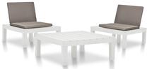 Lauko baldų komplektas VLX 3 Piece Garden Lounge Set
