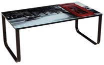 Žurnalinis staliukas Signal Meble, juodas/įvairių spalvų, 1050 mm x 550 mm x 430 mm