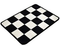 Vonios grindų kilimėlis Foutastic Dama 359CHL4167, balta sp./juoda sp., 60 cm x 40 cm