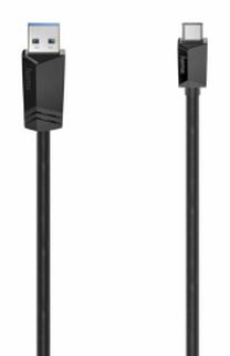Laidas Hama, USB Type C/USB 3.2, 300 cm, juoda sp.