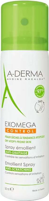 Спрей для тела A-Derma Exomega Control, 50 мл