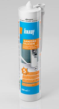 Silikons Knauf, 300 ml, sudraba krās./pelēka krās.