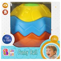 Развивающий мяч BamBam Funny Ball, многоцветный, 5 шт.