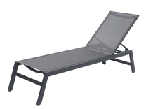 Lauko gultas Miloo Zoya, pilka sp., 59 cm x 202 cm x 36 cm