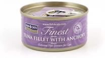 Šlapias kačių maistas Fish4Cats Finest Tuna Fillet With Anchovt, tunas, 0.07 kg