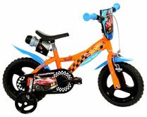 Vaikiškas dviratukas su papildomais ratukais, vaikų Dino Bikes Hot Wheels 612L-HW, mėlyna sp./oranžinė sp., 12"