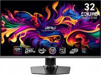 Monitorius MSI MPG 321URXDE QD-OLED, QD-OLED, 240 Hz, 4K UHD, 31.5"