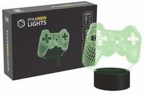 Dekoracija Manta Style Neon Lights 3D Gamepad su LED apšvietimu, 16.5 cm, 15.7 cm, įvairių spalvų