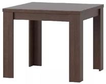 Valgomojo stalas išskleidžiamas Szynaka Meble, rudas, 90 cm x 90 cm x 76 cm