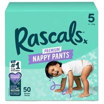 Sauskelnės-kelnaitės Rascal And Friends Premium, 5 dydis, 13 - 18 kg, 50 vnt.